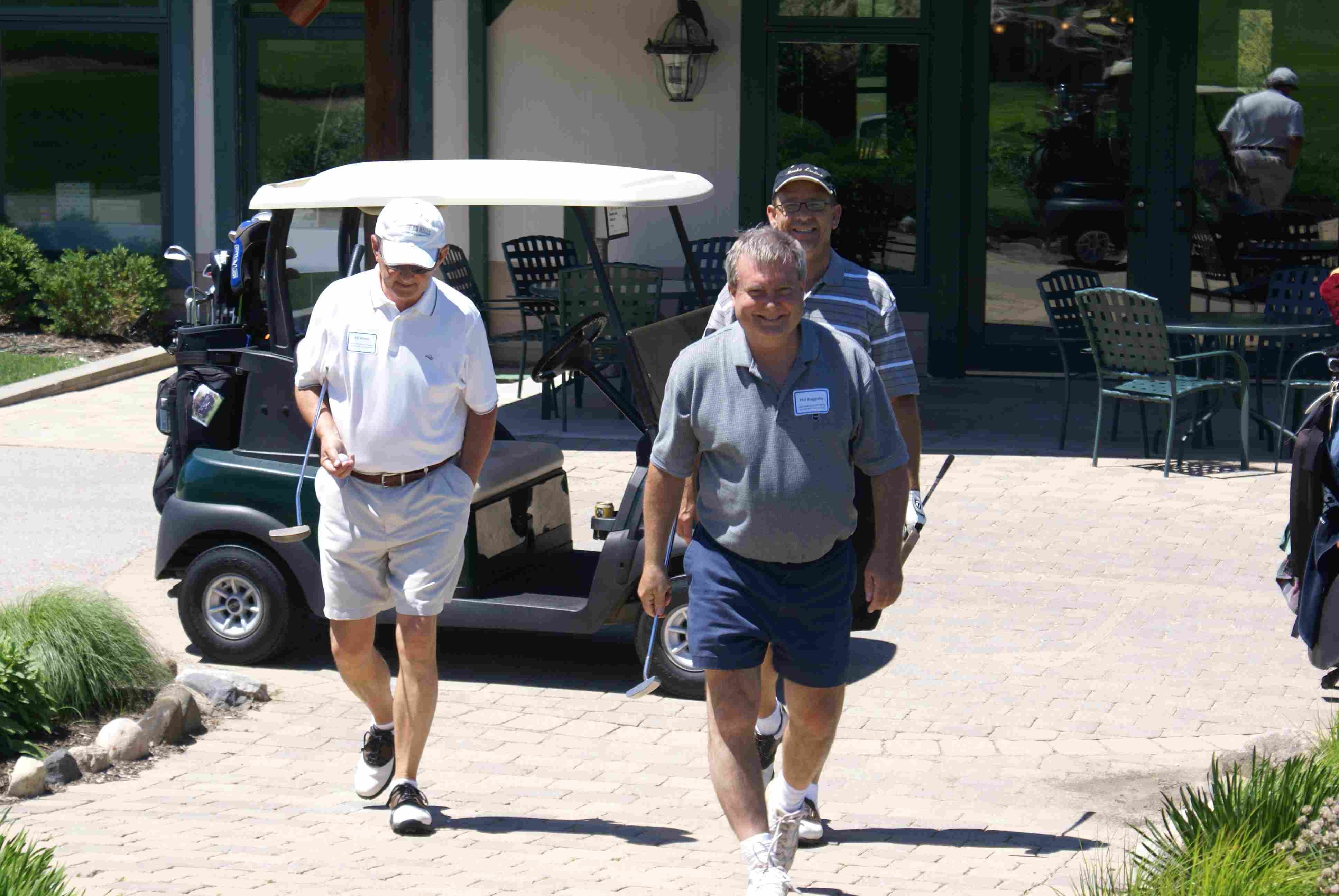 Golfers Enjoying the Day