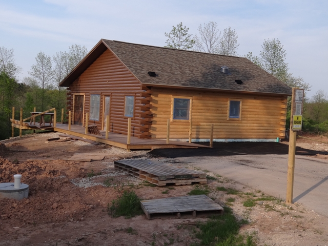 accessible cabin under construction , Harrington Beach State Park, Belgium, Wisconsin