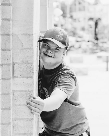 Black and white photograph of Will